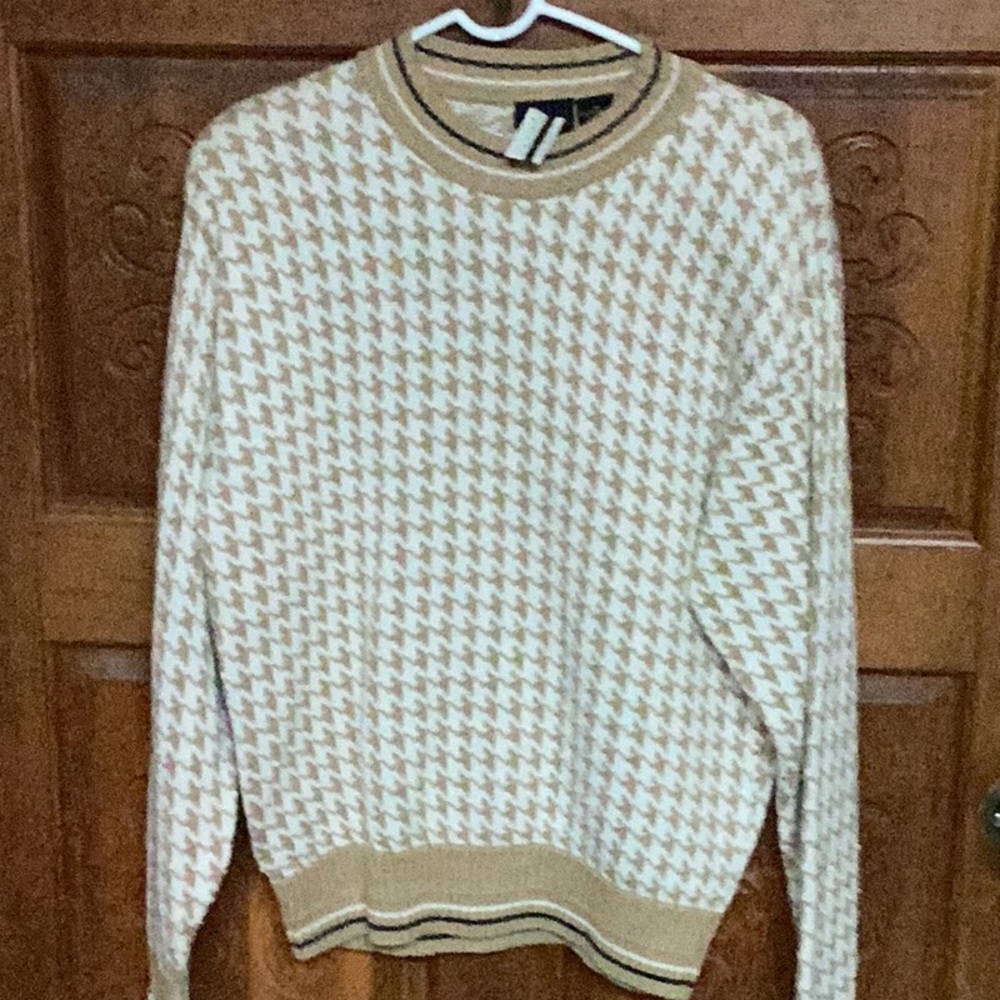 Vintage Liz Sport Houndstooth Sweater